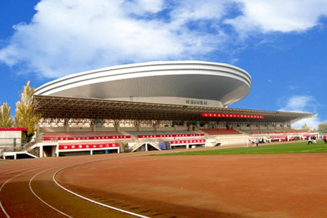 鹤壁体育场看台网架工程